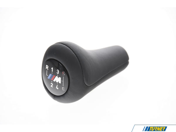 Genuine BMW Manual BMW Shift Knob - M Logo Weighted Anatomic - with 6 Speed Pattern 25117896884