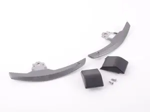 Steel Grey Competition Steering Shift Paddles - BMW F80 M3 F82 M4 F10 M5 F06 F12 F13 M6