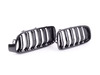 ECS Dual Slats Black Blackout Grille Set - F30 F31 320i 328i 335i  BM-0179-DS-GB View 1