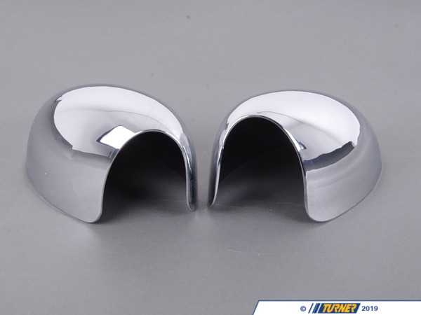 URO Chrome Mirror Cover Caps - Pair 971000