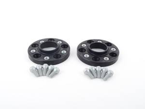 H&R DRA Series Wheel Spacers - 20mm (Pair) - Black Finish - Fits Most BMWs (5x120 5-Lug)