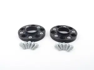 H&R DRA Series Wheel Spacers - 20mm (Pair) - Black Finish - Fits Most BMWs (5x120 5-Lug)