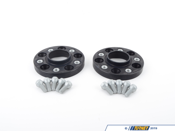 H&R H&R DRA Series Wheel Spacers - 20mm (Pair) - Black Finish - Fits Most BMWs (5x120 5-Lug) 40757252SW