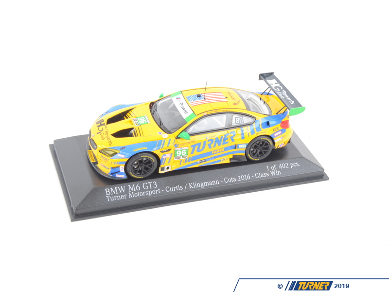 96M6GTSMINICHAMP - Limited Edition #96 Turner Motorsport M6 GT3