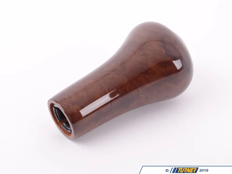 25117896882 - Genuine BMW Shift Knob, Wood, M Plaque