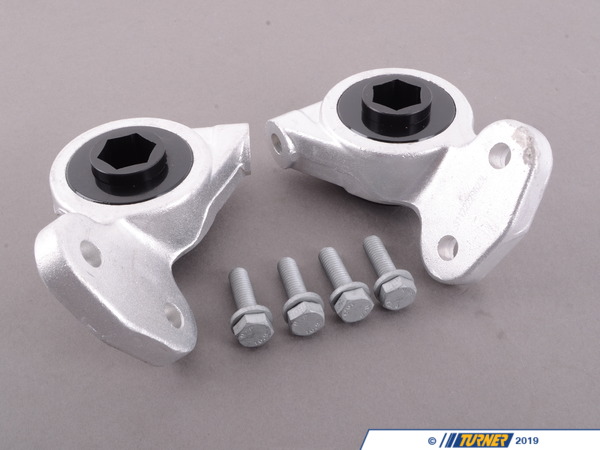 Turner Motorsport Turner Motorsport Polyurethane Front Control Arm Bushings - 95A - Pre-Installed In Brackets - E46 M3 020351TMS01-04