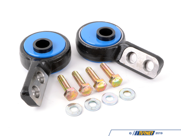 Turner Motorsport Turner offset Polyurethane Front Control Arm Bushing - 80A - Pre-Installed In Brackets - E36, Z3, E30 012633TMS02-03