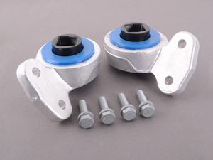  Turner Motorsport Polyurethane Front Control Arm Bushings - 80A - Pre-Installed In Brackets