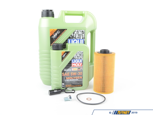 Packaged by Turner Liqui Moly Molygen 5w-40 Oil Change Kit - M60 M62 M70 M73 LM0CK18KT
