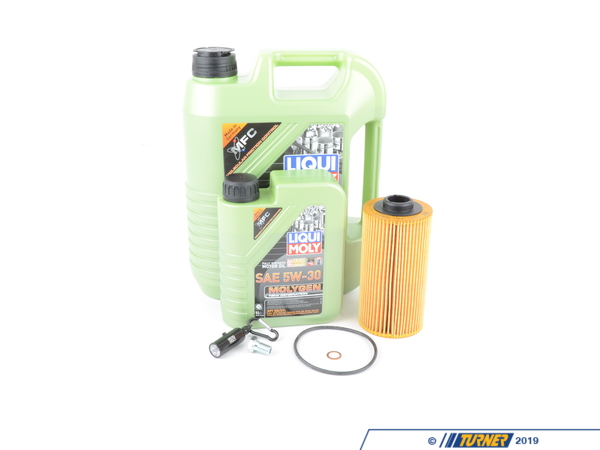 Packaged by Turner Liqui Moly MolyGen 5w-40 Oil Change Kit - M62 M73 LM0CK13KT