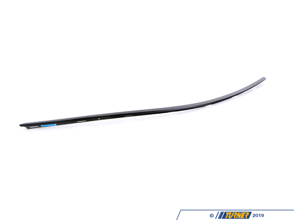Genuine BMW Genuine BMW Finisher, Side Frame Right - 51337221330 - Gloss Black 51337221330