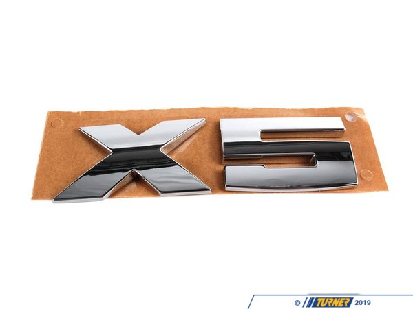 Genuine BMW Model Emblem - X5 - E70 51147206121