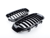 ECS Gloss Black Front Grilles - F34 3-Series GT (Gran Turismo) BM-0173-GB View 1