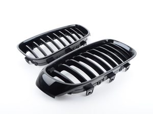 Gloss Black Front Grilles - F34 3-Series GT (Gran Turismo)