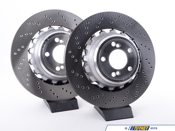 Genuine BMW Genuine BMW Rear Brake Rotors Set (385x24) - F85, F86 34212284904KT
