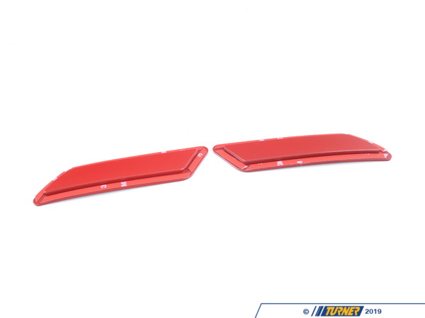 AUTOTECKNIC Melbourne Red (A75) Painted Reflectors - F30/ F31 3 series (not for M Sport bumpers) BM-0997-A75