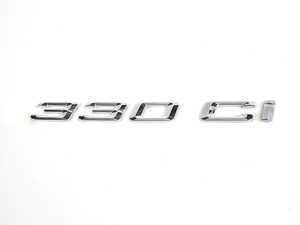 Genuine BMW 330Ci Convertible Trunk Emblem - E46 330Ci