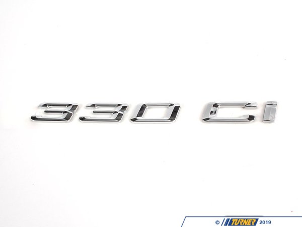 Genuine BMW Genuine BMW 330Ci Convertible Trunk Emblem - E46 330Ci 51147004688
