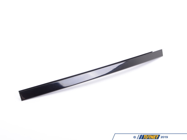 Genuine BMW Genuine BMW Window Guide Web Cover Left - 51342695287 - Gloss Black 51342695287