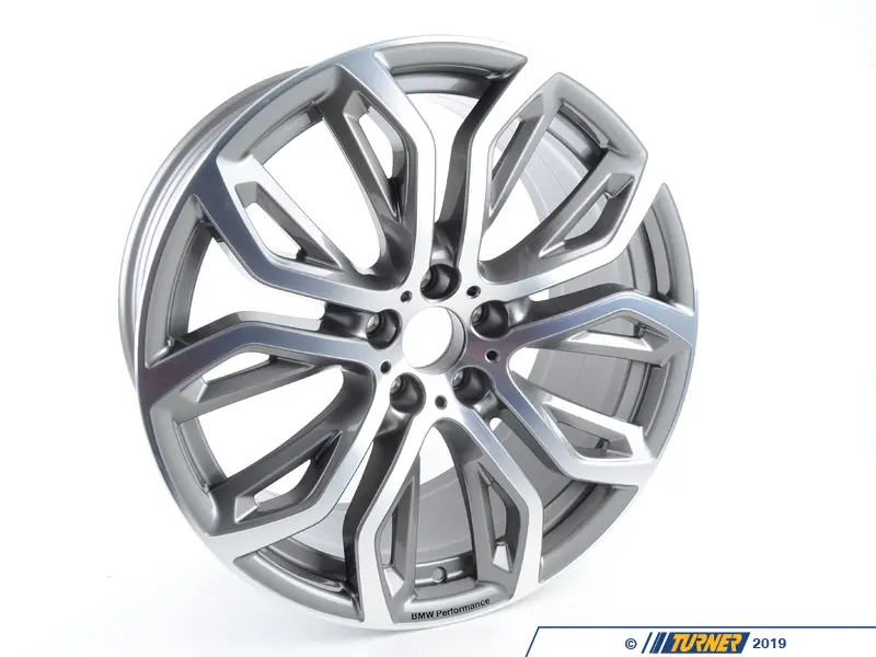 36116796149 - Genuine BMW Gloss-turned Light Alloy Rim