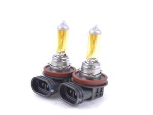 H8 Solar Yellow Bulb - Pair