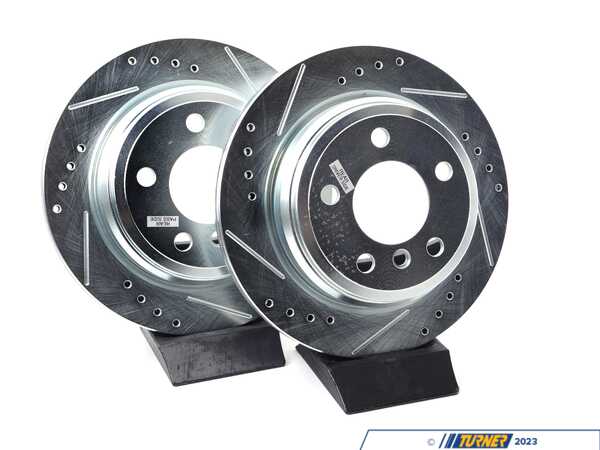 Power Stop Evolution Tru-Cast Drilled And Slotted Rotor Pair - Rear (300x20) EBR1442XPR