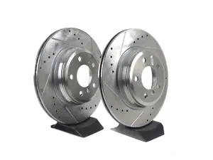 BMW F3X Evolution Tru-Cast Drilled And Slotted Rotor Pair - Rear (330x20)