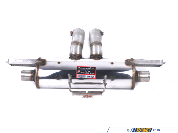 Supersprint E70 X5M, E71 X6M Supersprint Stainless Race Muffler (Muffler Only - Tips Sold Separately) 046404