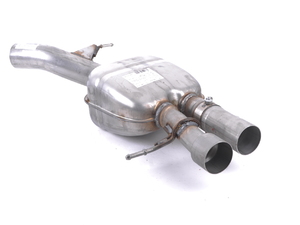 Rear Muffler - Left - With Exhaust Flap - F10