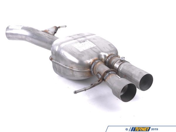 Genuine BMW Rear Muffler - Left - With Exhaust Flap - F10 18307848828