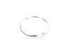 ECS MINI Cooper R55,R56,R57,R58,R59,R60,R61 Replacement Key Fob Ring - Silver 2 Set  - (NO LONGER AVAILABLE) 61313456374SILV View 3