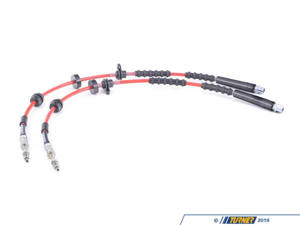 ECS ECS Tuning Exact-Fit Stainless Steel Brake Lines (Front) - F06/10/12/13 M5 M6 002563ECS01