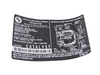 Genuine BMW Genuine BMW Label "Exhaust Emission" - 71227833711 - E39 M5 71227833711 View 1