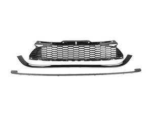 MINI R56 JCW Style Grille Set (JCW Bumper) - Gloss Black