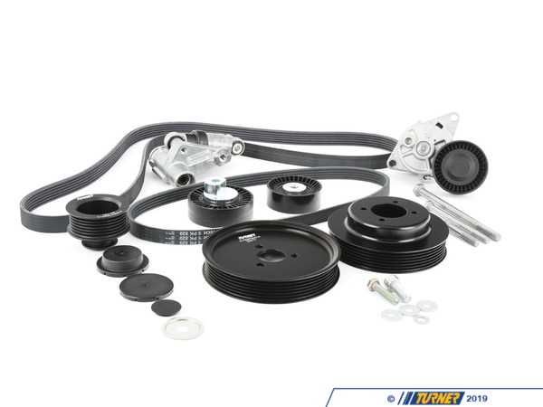 Assembled By ECS S54 Turner Motorsport Ultimate Power Pulley And Drive Belt Overhaul System uppk-s54KT