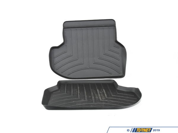 WeatherTech Rear FloorLiner - Black - F10 443133