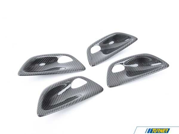 ECS Carbon fiber Interior Door Handle Trim Set 024943ECS023