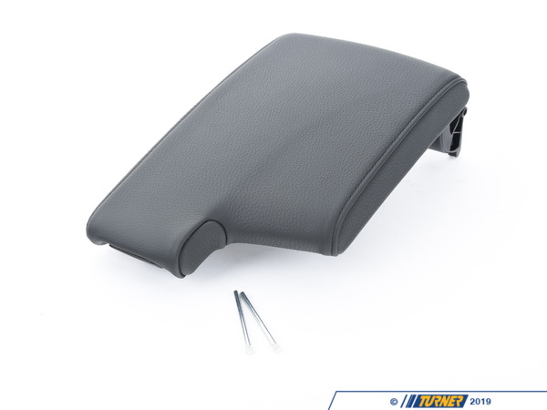 Genuine BMW Genuine BMW Center Console Armrest - Black Dakota Leather - E91 E93 E92 E90 51169133804