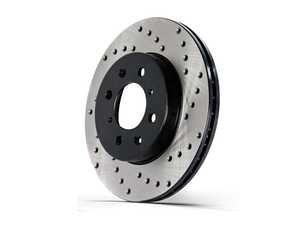 MINI R55 to R59 Cross-Drilled Brake Rotors - Front Pair 12.44" (316x22)