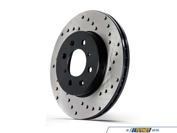 StopTech MINI R55 to R59 Cross-Drilled Brake Rotors - Front Pair 12.44" (316x22) 34106784366kt1KT