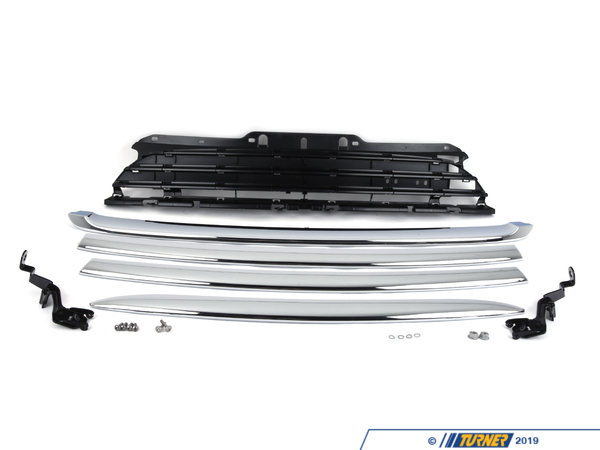 Genuine MINI Genuine MINI Front Brackets And Grille - Chrome   63132209506