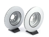 Genuine BMW Rear Brake Rotors - Pair (345x24) 34216886480KT View 3
