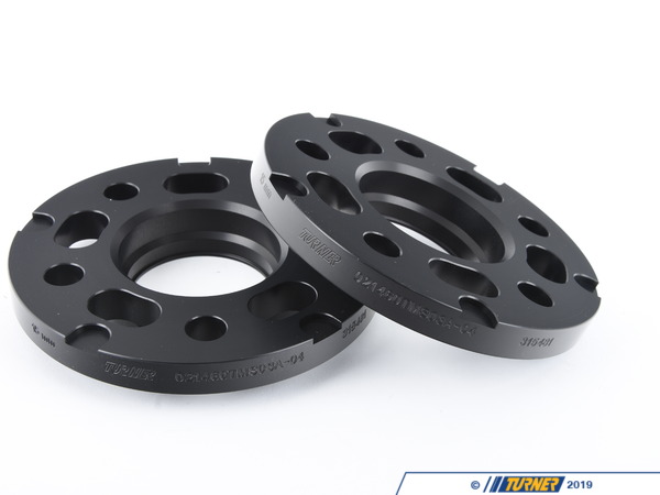 Turner Motorsport 15mm Wheel Spacers - Black (Pair)  021460TMS03-04