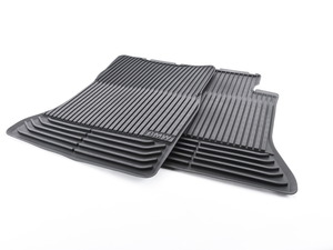 Black Genuine BMW All-Weather Mat - Front - F07 Xdrive