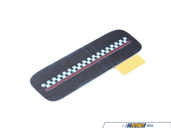 Genuine MINI Rear Cover Door Sill Plate - Priced Each  51775A393F5