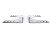 OMP OMP Alluminum low brackets - 16 holes | Black HC/924 View 3