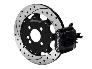 Wilwood Dynapro Radial4 / MC4 Rear Kit 11.75 Drilled Black