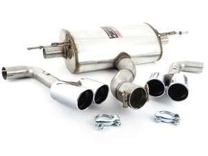 Supersprint Dual Exit Performance Muffler (4x80mm)