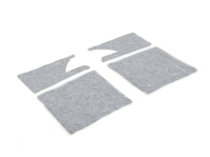 Genuine MINI Set Of Decor Stripes, Hood, Bottom Black - 51142759645
