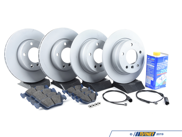 Packaged by Turner Turner Street Enthusiast Brake Package - E36 323i/is 325i/is 328i/is e3632xtsebpKT